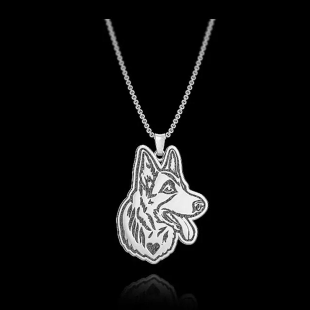 GERMAN SHEPHERD 🐕 DOG LOVER NECKLACE ❤️ UNISEX